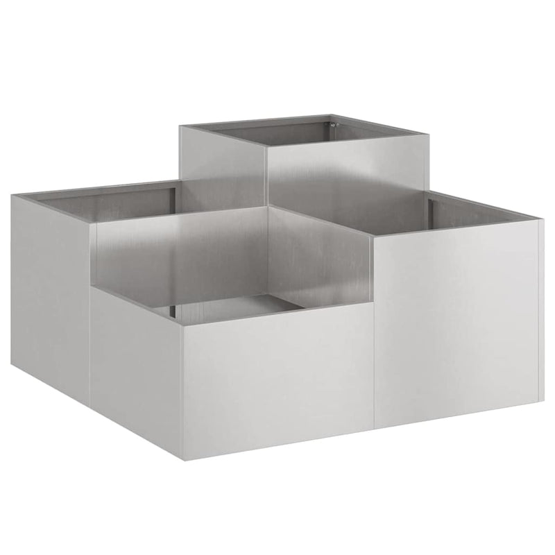 Load image into Gallery viewer, Vidaxl tuin bloempot roestig 80 x 80 x 48 cm cortenstaal