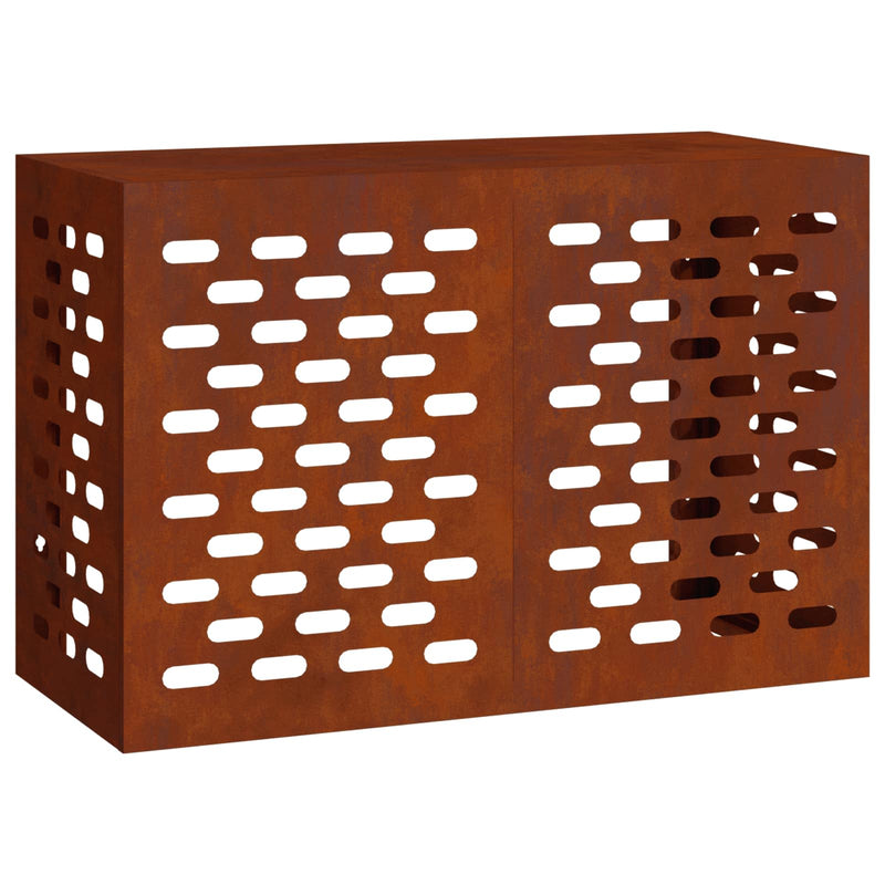 Load image into Gallery viewer, Vidaxl airconditioner hoes roestig 90 x 40 x 60 cm cortenstaal