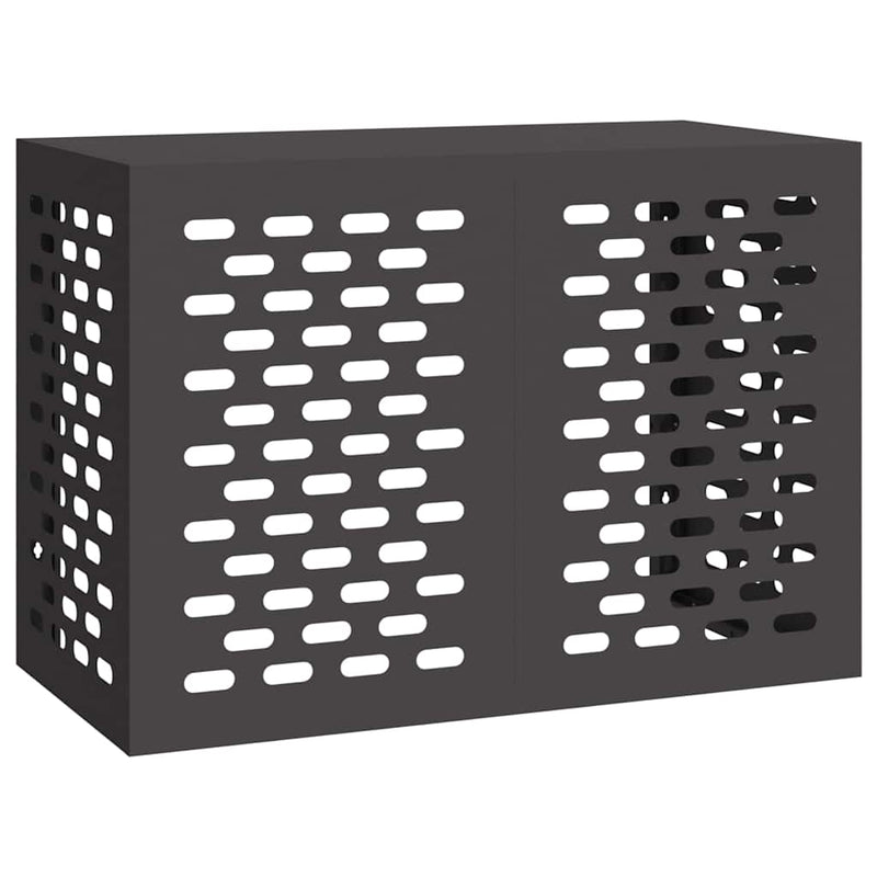 Load image into Gallery viewer, Vidaxl airconditioner hoes zwart 100 x 50 x 70 cm staal