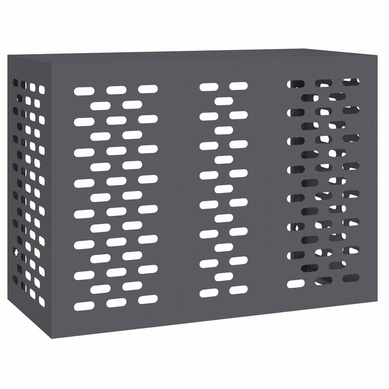 Load image into Gallery viewer, Vidaxl airconditioner hoes antraciet 110 x 50 x 80 cm staal