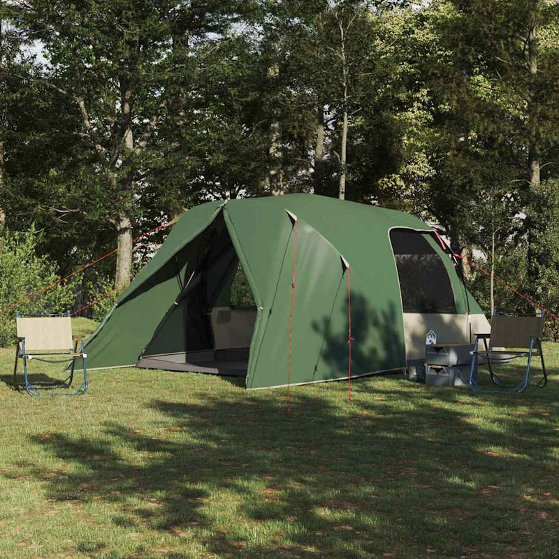 Load image into Gallery viewer, Vidaxl koepeltent met dak met opslag groen 500 x 314 x 206 cm