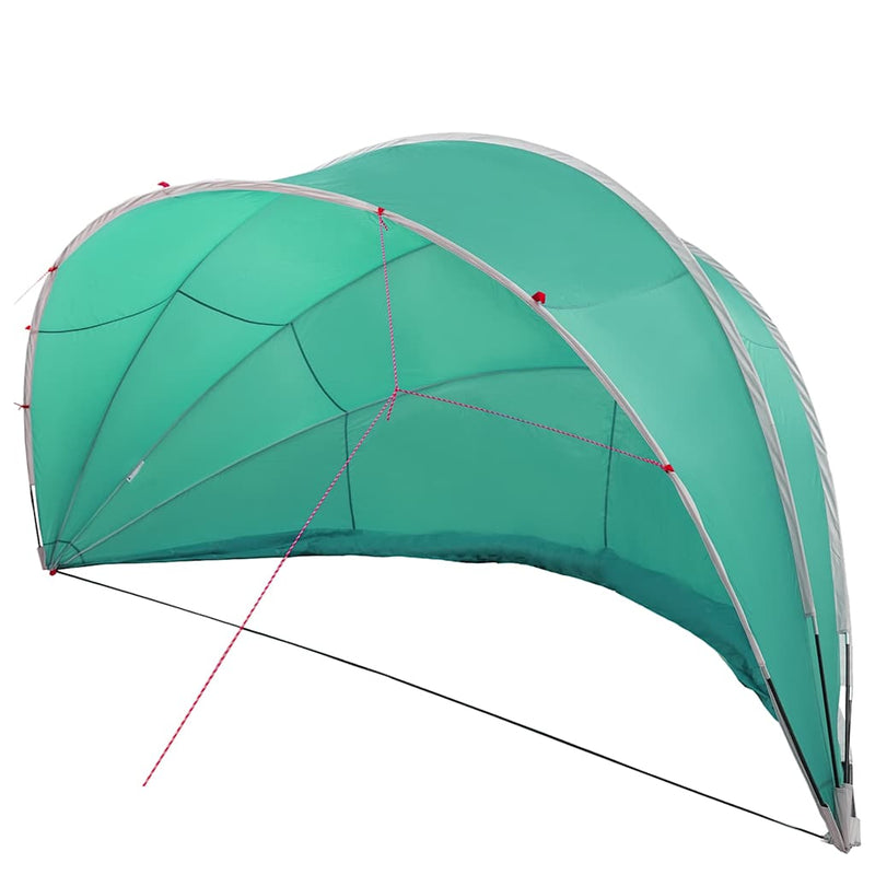 Load image into Gallery viewer, Vidaxl pooldome blauw 546 x 516 x 250 cm 185t polyester met pu-coating