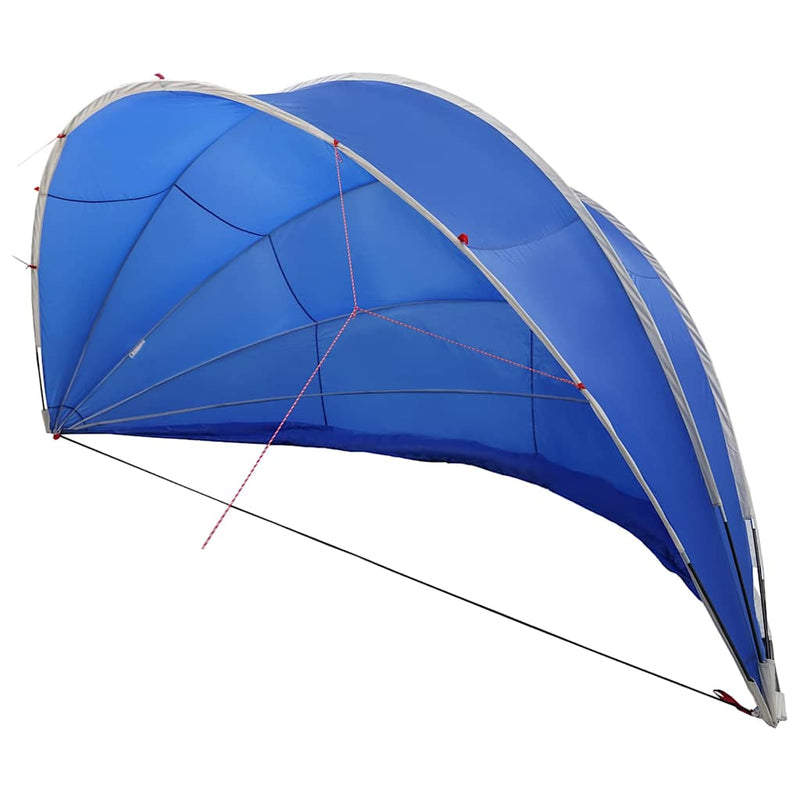 Load image into Gallery viewer, Vidaxl pooldome groen 592 x 590 x 275 cm 185t polyester met pu-coating