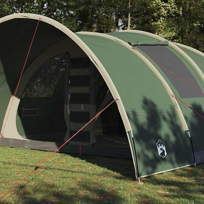 Load image into Gallery viewer, Vidaxl tunneltent met dak met opslag groen 710 x 460 x 245 cm