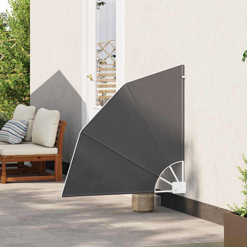 Load image into Gallery viewer, Vidaxl balkon privacy scherm zwart 115 x 115 cm polyester