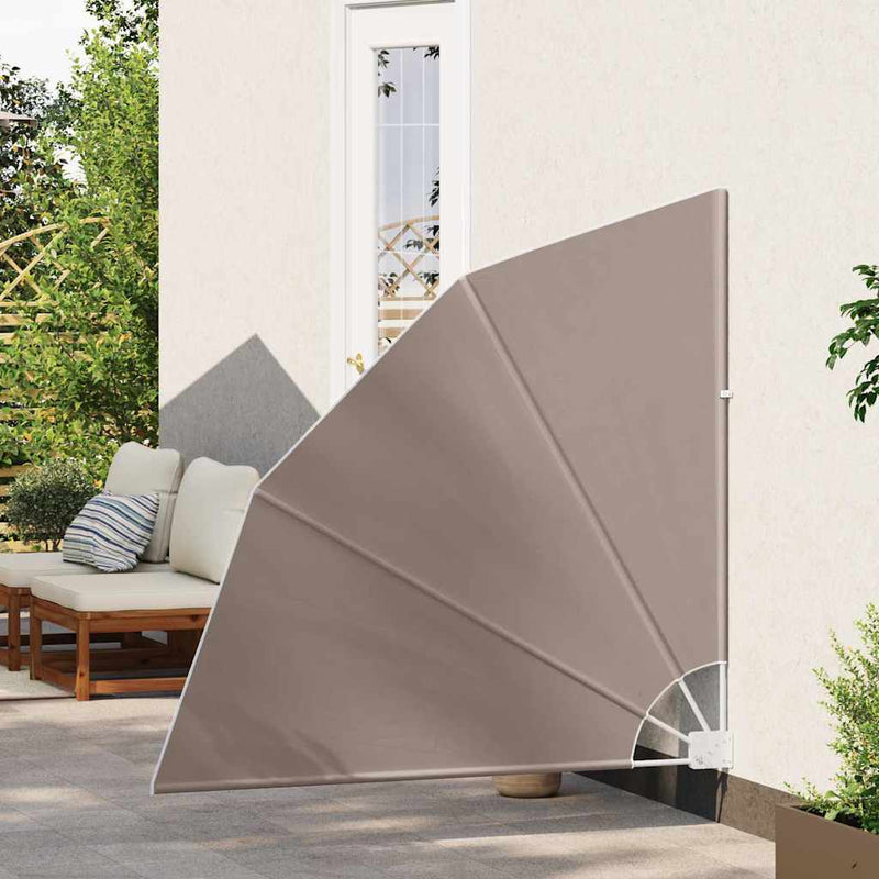 Load image into Gallery viewer, Vidaxl balkon privacy scherm taupe 140 x 140 cm polyester
