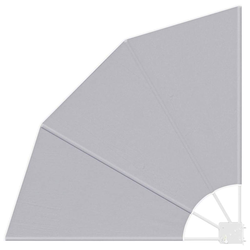 Load image into Gallery viewer, Vidaxl balkon privacy scherm grijs 115 x 115 cm polyester