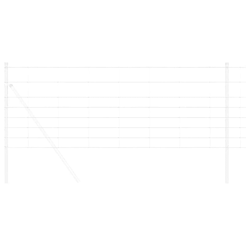 Load image into Gallery viewer, Vidaxl weidehekwerk zilver 25 x 0,8 m gegalvaniseerd staal