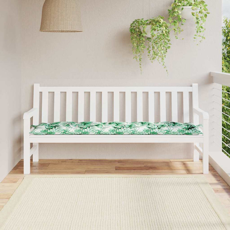 Load image into Gallery viewer, Vidaxl tuinbankkussen 180x50x7 cm oxford stof bladpatroon