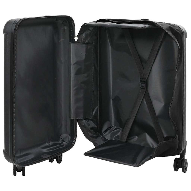 Load image into Gallery viewer, Vidaxl koffer met slot zwart 43 x 27 x 66 cm abs kunststof