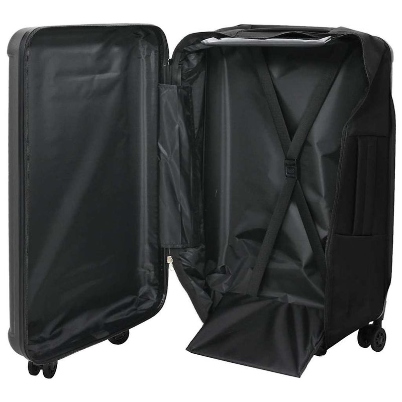 Load image into Gallery viewer, Vidaxl koffer met slot donkergrijs 43 x 27 x 66 cm abs kunststof