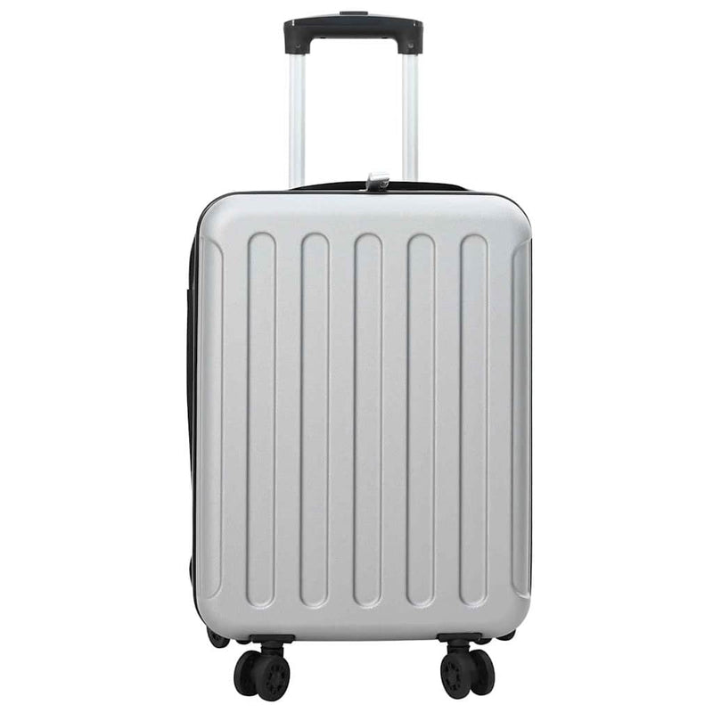 Load image into Gallery viewer, Vidaxl koffer met slot zilver 34 x 23 x 55.5 cm abs kunststof