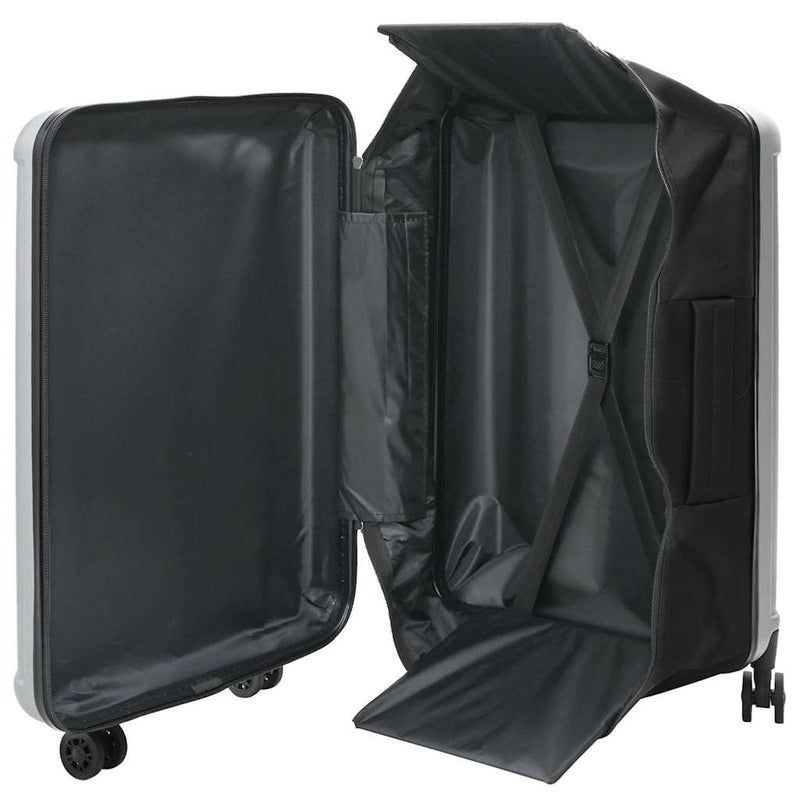 Load image into Gallery viewer, Vidaxl koffer met slot zilver 50 x 30 x 76 cm abs kunststof