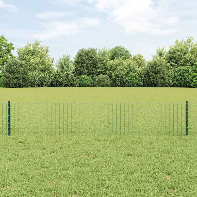 Load image into Gallery viewer, Vidaxl afrasteringspaal 5 pcs groen 80 cm staal