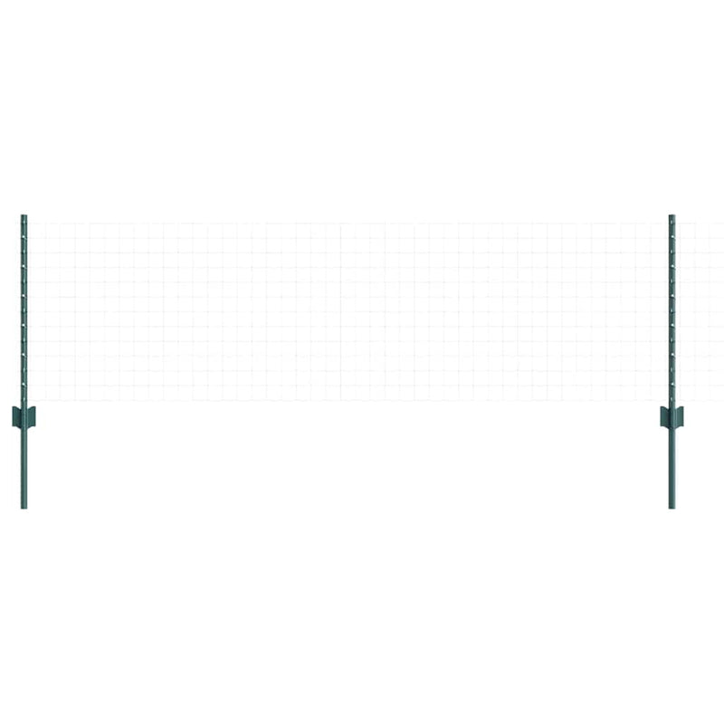 Load image into Gallery viewer, Vidaxl afrasteringspaal 5 pcs groen 100 cm staal