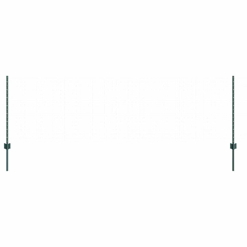 Load image into Gallery viewer, Vidaxl afrasteringspaal 5 pcs groen 120 cm staal