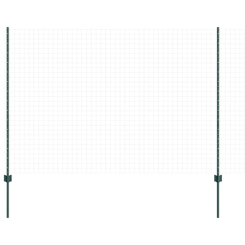 Load image into Gallery viewer, Vidaxl afrasteringspaal 11 pcs groen 160 cm staal