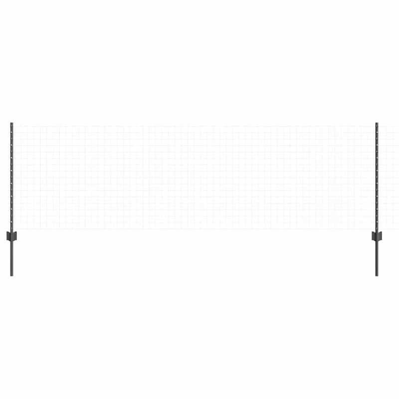 Load image into Gallery viewer, Vidaxl afrasteringspaal 11 pcs grijs 80 cm staal