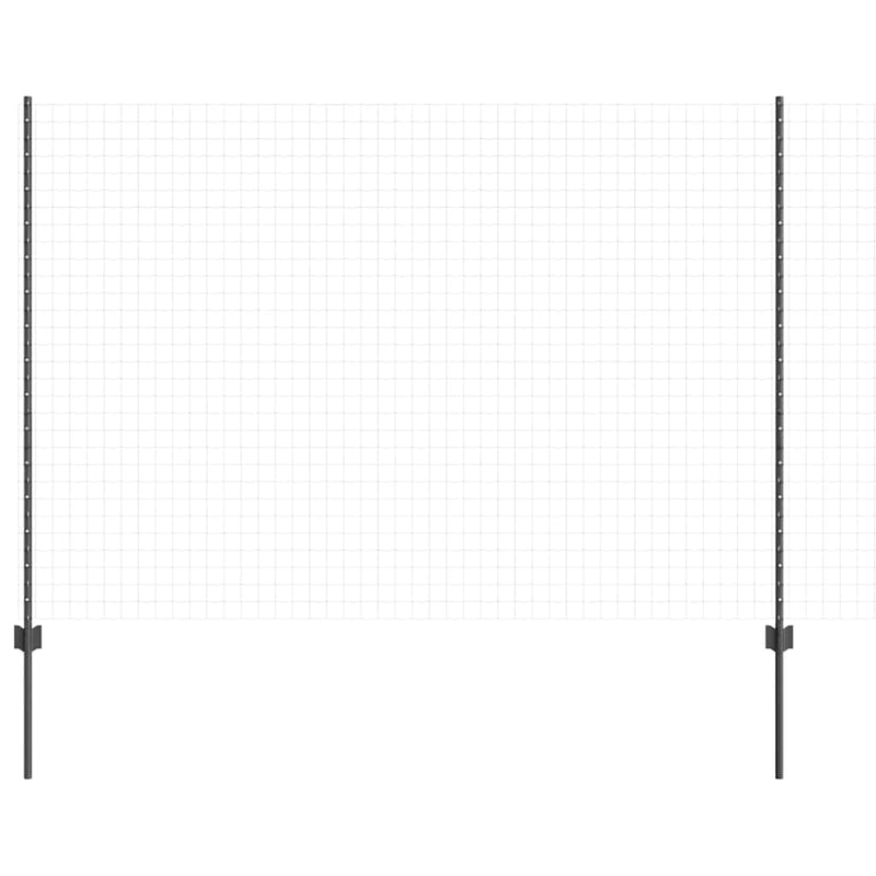 Load image into Gallery viewer, Vidaxl afrasteringspaal 5 pcs grijs 150 cm staal
