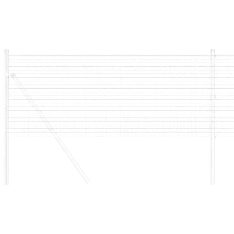Load image into Gallery viewer, Vidaxl gelaste draadhek zilver 0.4 x 10 m