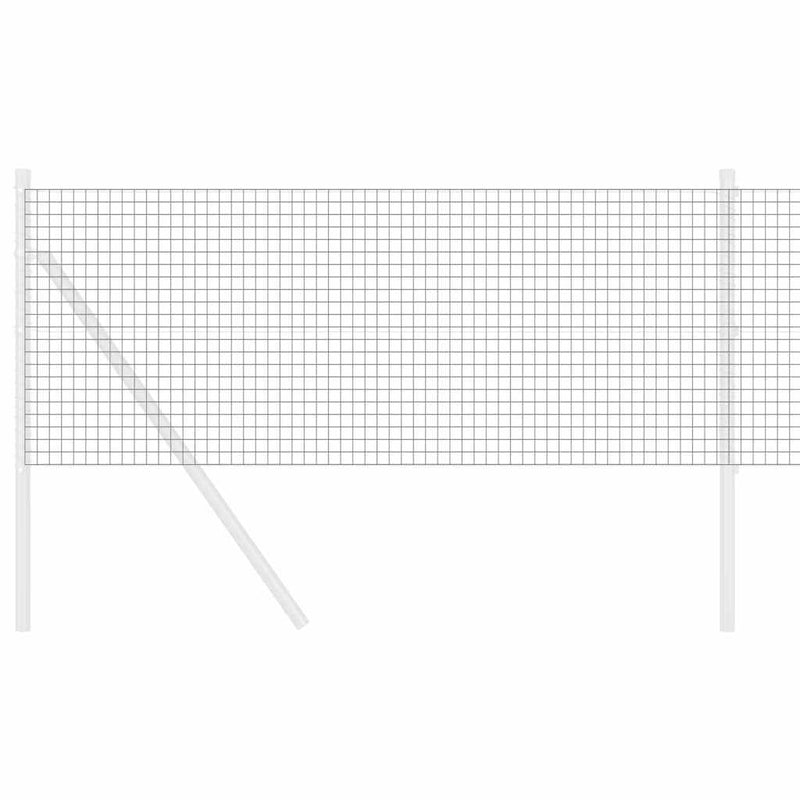 Load image into Gallery viewer, Vidaxl gelaste draadhek grijs 0.4 x 10 m