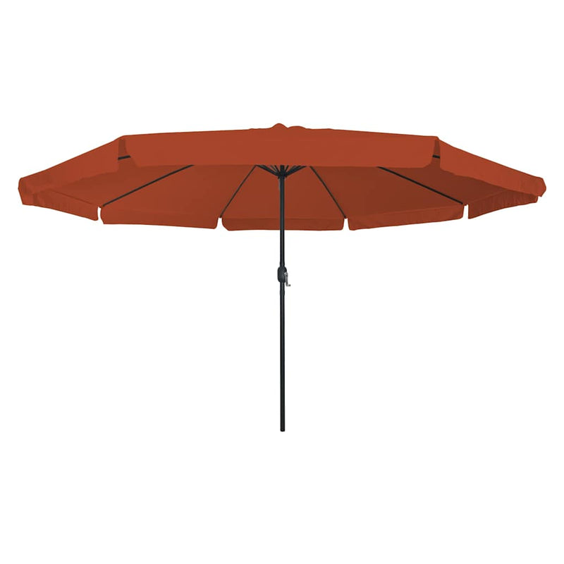 Load image into Gallery viewer, Vidaxl tuinparasol terracotta 395 x 395 x 245 cm polyester en staal