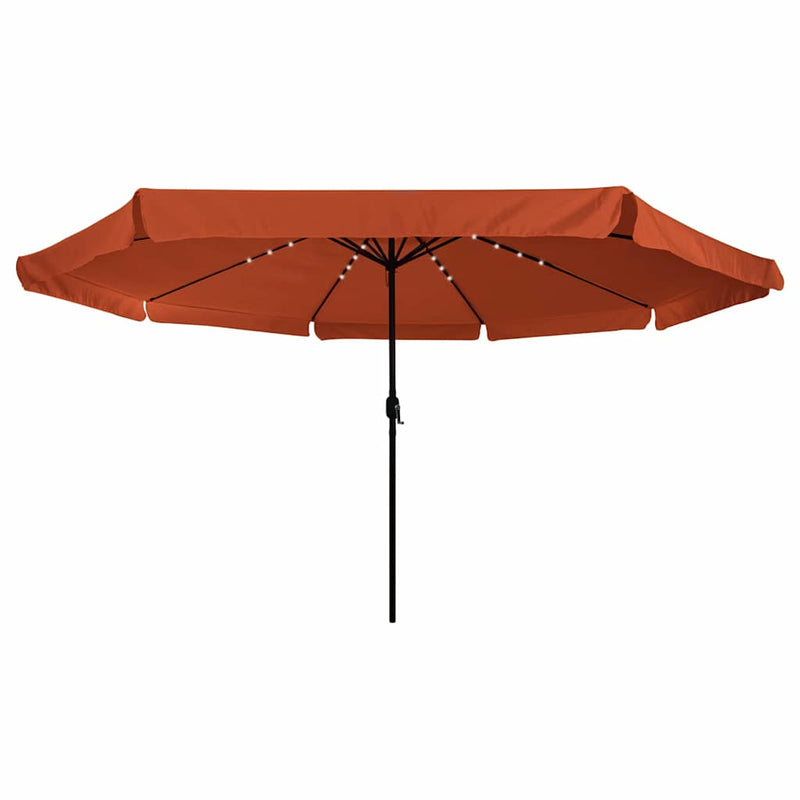 Load image into Gallery viewer, Vidaxl tuinparasol terracotta 395 x 395 x 245 cm polyester