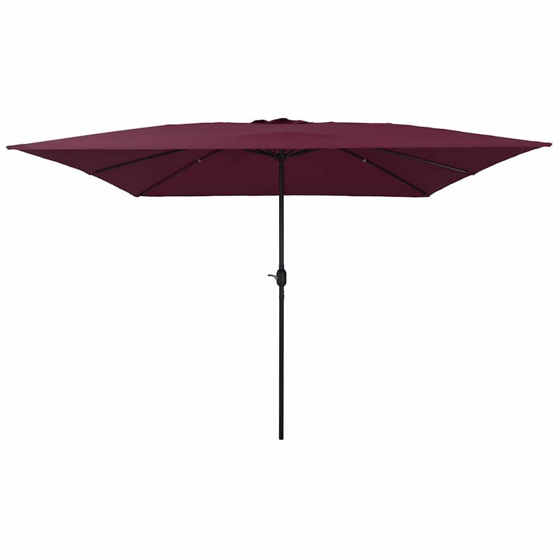Load image into Gallery viewer, Vidaxl tuinparasol bordeaux rood 295 x 295 x 245 cm polyester en staal