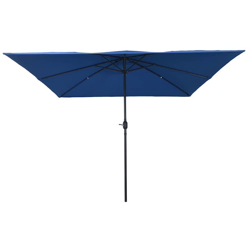 Load image into Gallery viewer, Vidaxl tuinparasol azurblauw 295 x 295 x 245 cm polyester en staal