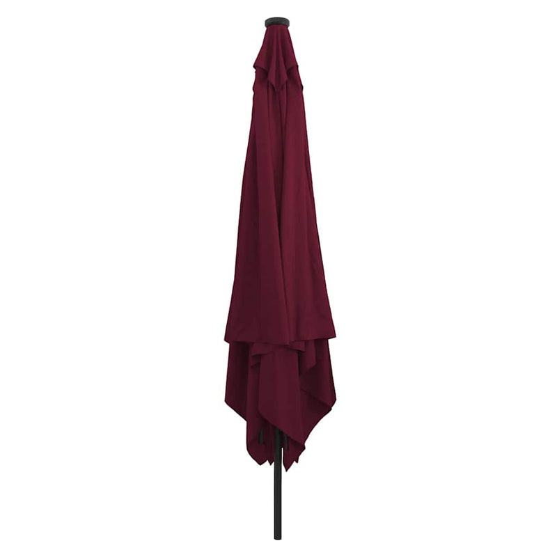 Load image into Gallery viewer, Vidaxl tuinparasol bordeaux rood 295 x 295 x 245 cm polyester en staal