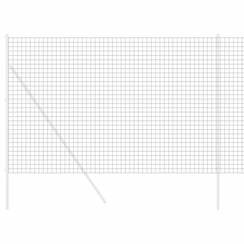 Load image into Gallery viewer, Vidaxl euro hek grijs 1,5 x 10 m pvc-gecoat ijzer