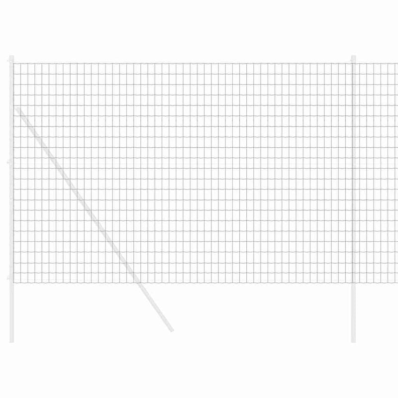 Load image into Gallery viewer, Vidaxl euro hek grijs 1,6 x 10 m pvc-gecoat ijzer