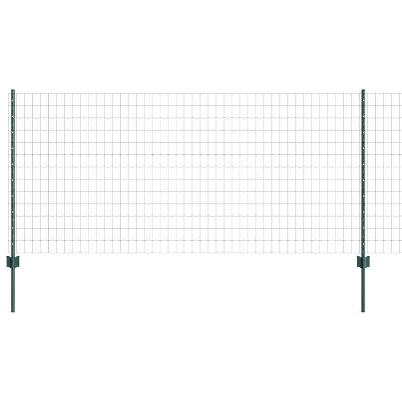 Load image into Gallery viewer, Vidaxl hek met paal groen 1 x 25 m staal en pvc