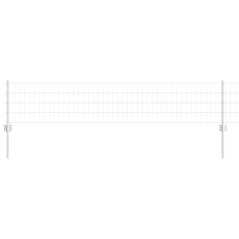 Load image into Gallery viewer, Vidaxl hek met paal zilver 0,4 x 10 m staal