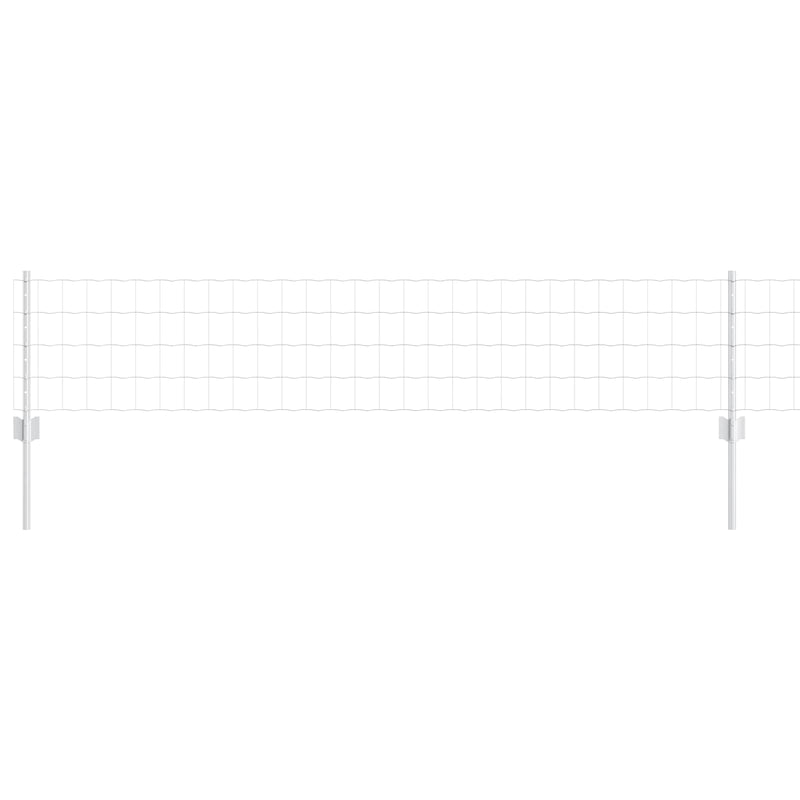Load image into Gallery viewer, Vidaxl hek met paal zilver 0,4 x 10 m staal