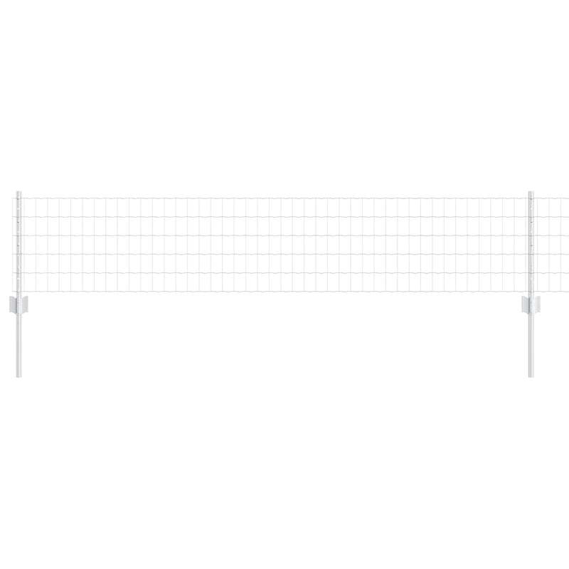 Load image into Gallery viewer, Vidaxl hek met paal zilver 0,4 x 25 m staal