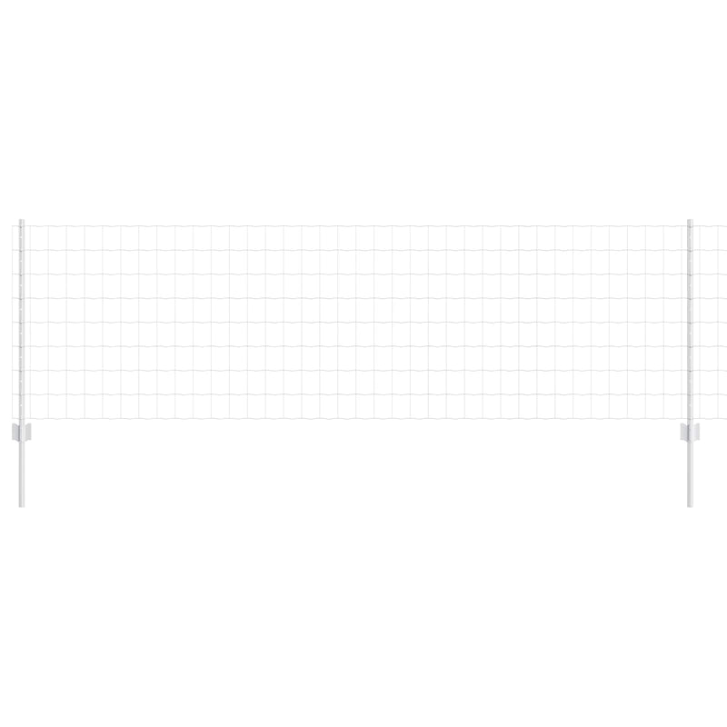 Load image into Gallery viewer, Vidaxl hek met paal zilver 0,8 x 25 m staal