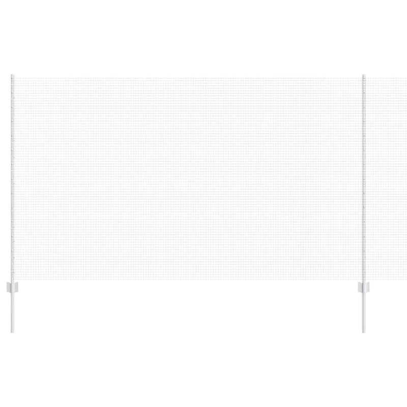 Load image into Gallery viewer, Vidaxl hek met paal zilver 1,4 x 10 m staal