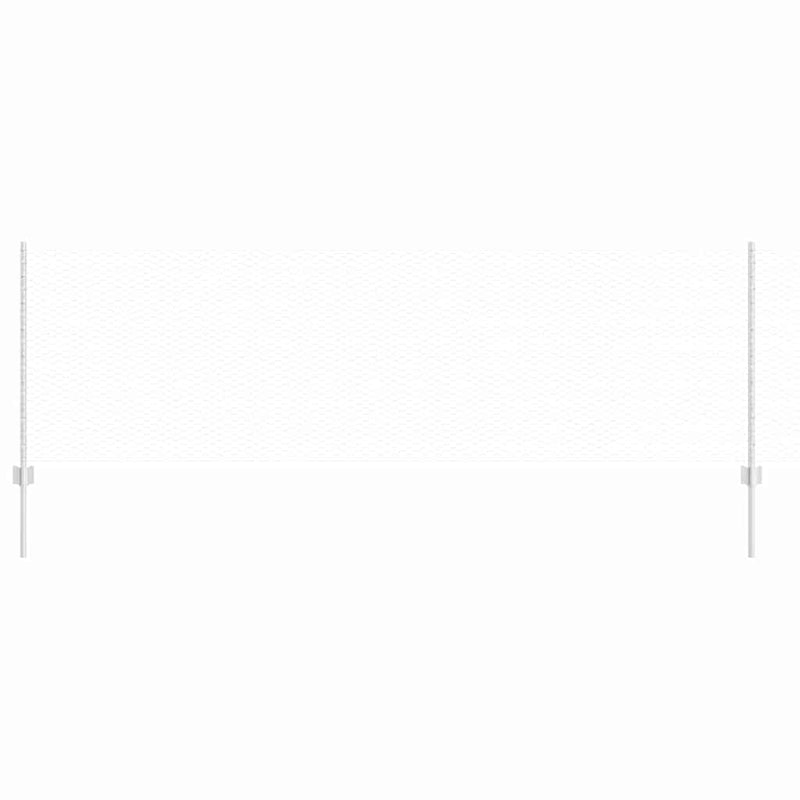 Load image into Gallery viewer, Vidaxl hek met paal zilver 0,8 x 25 m staal