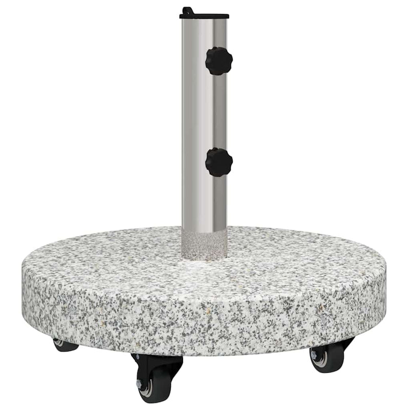 Load image into Gallery viewer, Vidaxl parasolvoet grijs 45 x 45 x 45 cm graniet en rvs