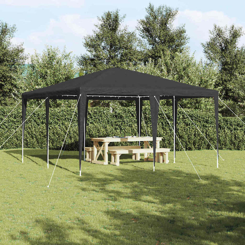 Load image into Gallery viewer, Vidaxl partytent antraciet 400 x 400 x 266 cm polyethyleen en staal