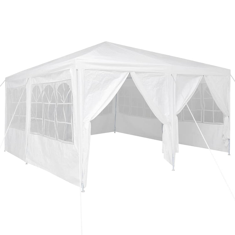 Load image into Gallery viewer, Vidaxl partytent wit 400 x 400 x 266 cm polyetheen