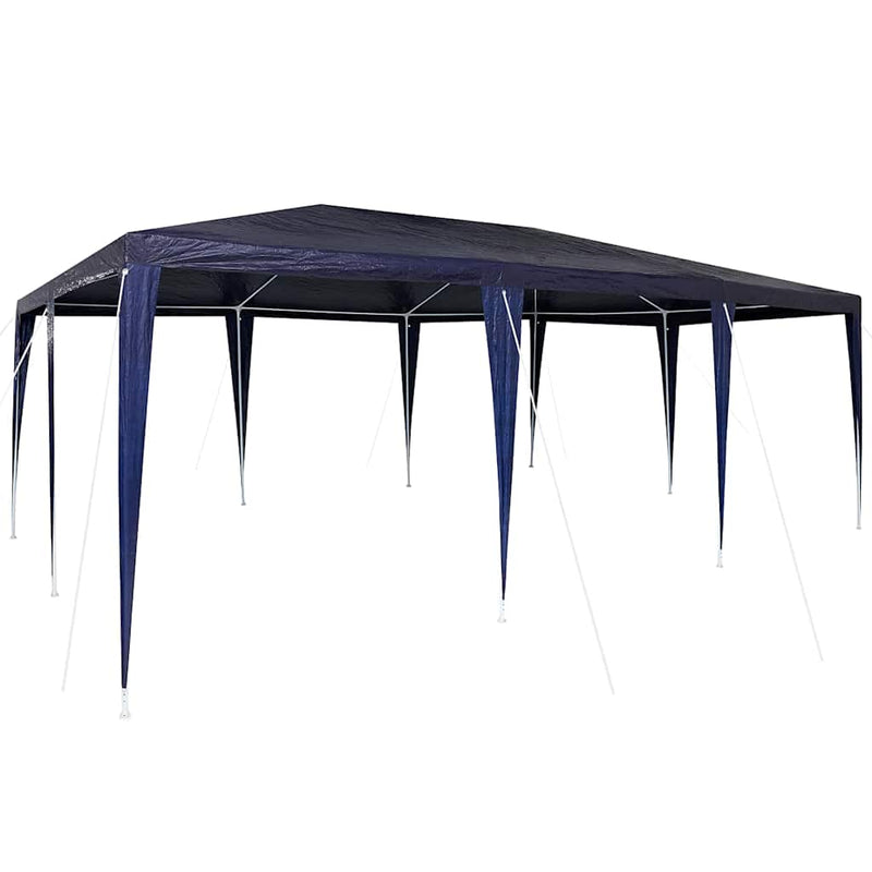 Load image into Gallery viewer, Vidaxl partytent blauw 600 x 400 x 266 cm polyethyleen en staal