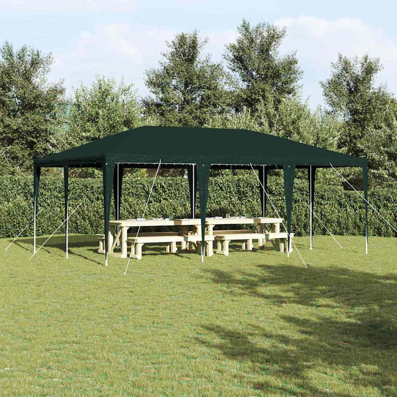 Load image into Gallery viewer, Vidaxl partytent groen 600 x 400 x 266 cm polyethyleen en staal