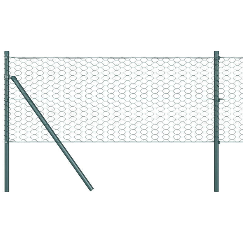 Load image into Gallery viewer, Vidaxl hexagon hek groen 0,4 x 10 m pvc