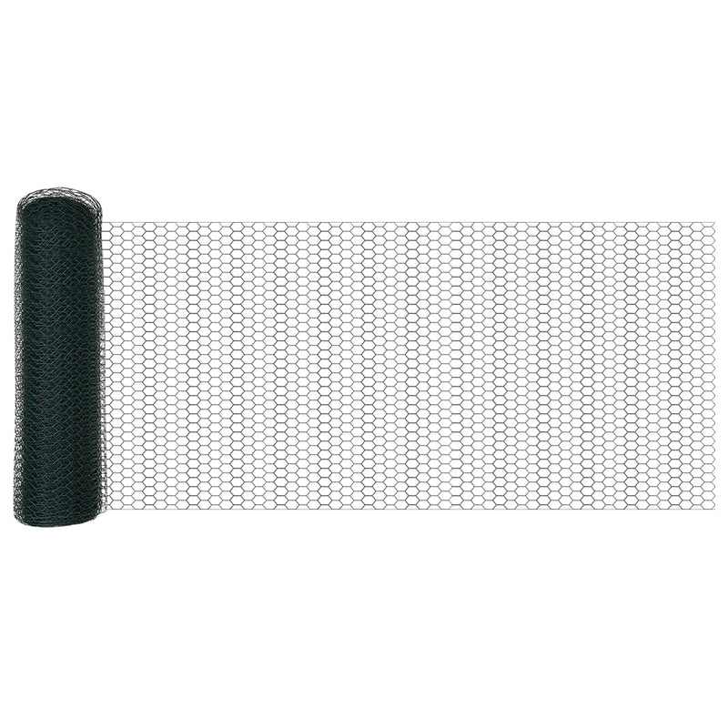 Load image into Gallery viewer, Vidaxl hexagon hek groen 0,6 x 10 m pvc