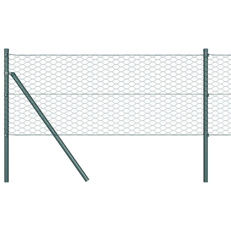 Load image into Gallery viewer, Vidaxl hexagon hek groen 0,6 x 100 m pvc