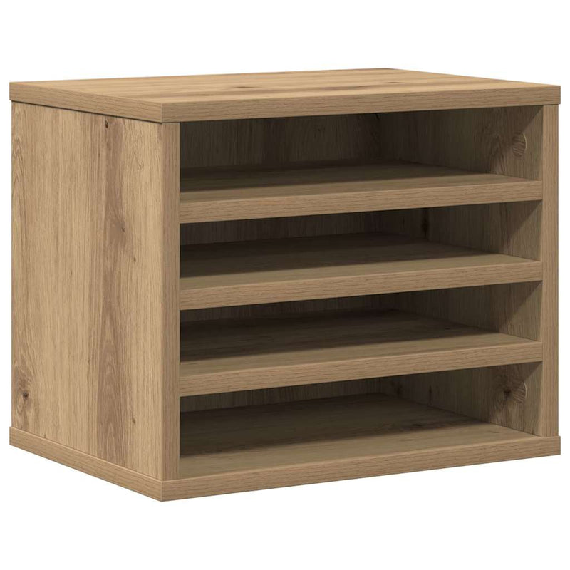 Load image into Gallery viewer, Vidaxl bureau organizer artisan eiken 36 x 26 x 29,5 cm bewerkt hout