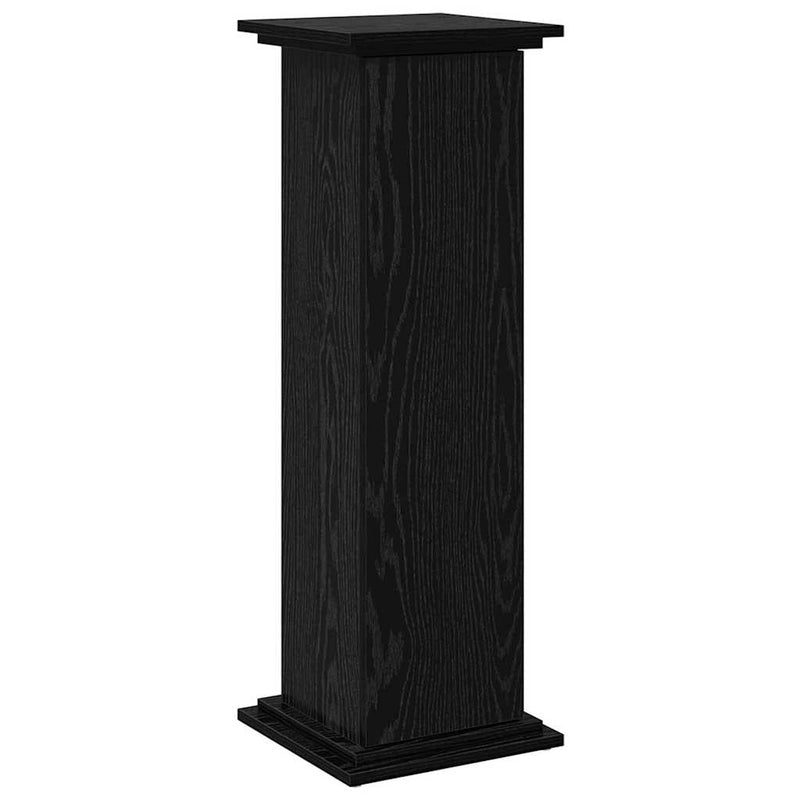Load image into Gallery viewer, Vidaxl displaystand met plank zwart eiken 31 x 30 x 90 cm bewerkt hout
