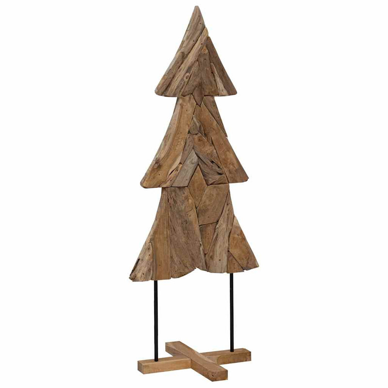Load image into Gallery viewer, Vidaxl kerstboom met standaard bruin 151 cm massief teakhout